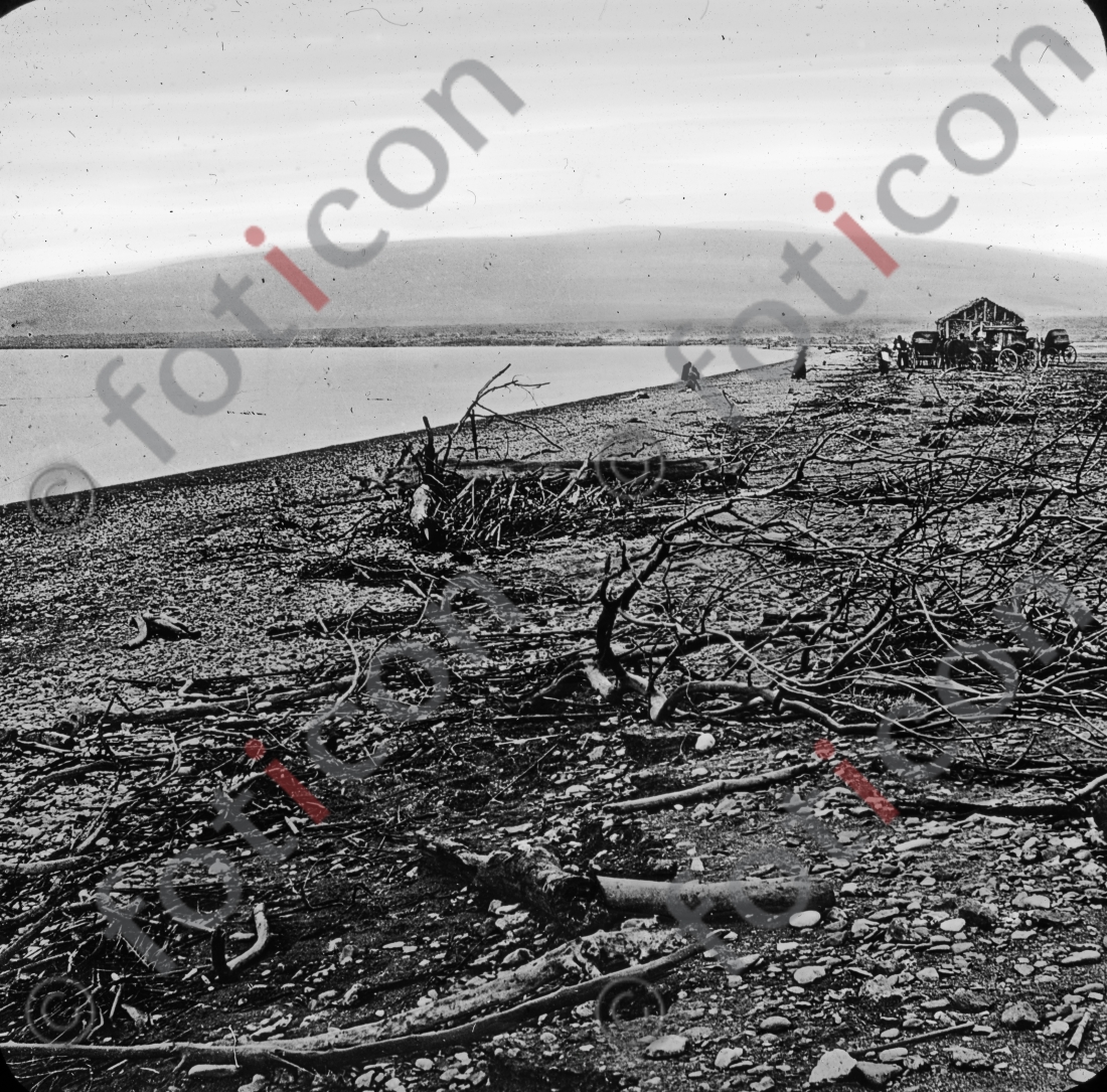 Am Toten Meer | At the Dead Sea - Foto foticon-simon-149a-019-sw.jpg | foticon.de - Bilddatenbank für Motive aus Geschichte und Kultur